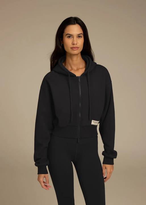 Batwing Zip Sleeve Hoodie
