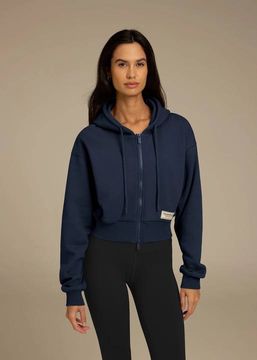 Batwing Zip Sleeve Hoodie