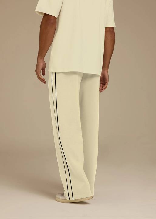 Contrast Panel 30 inch Straight Leg Pant