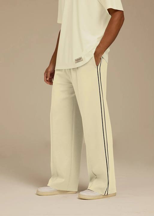 Contrast Panel 30 inch Straight Leg Pant