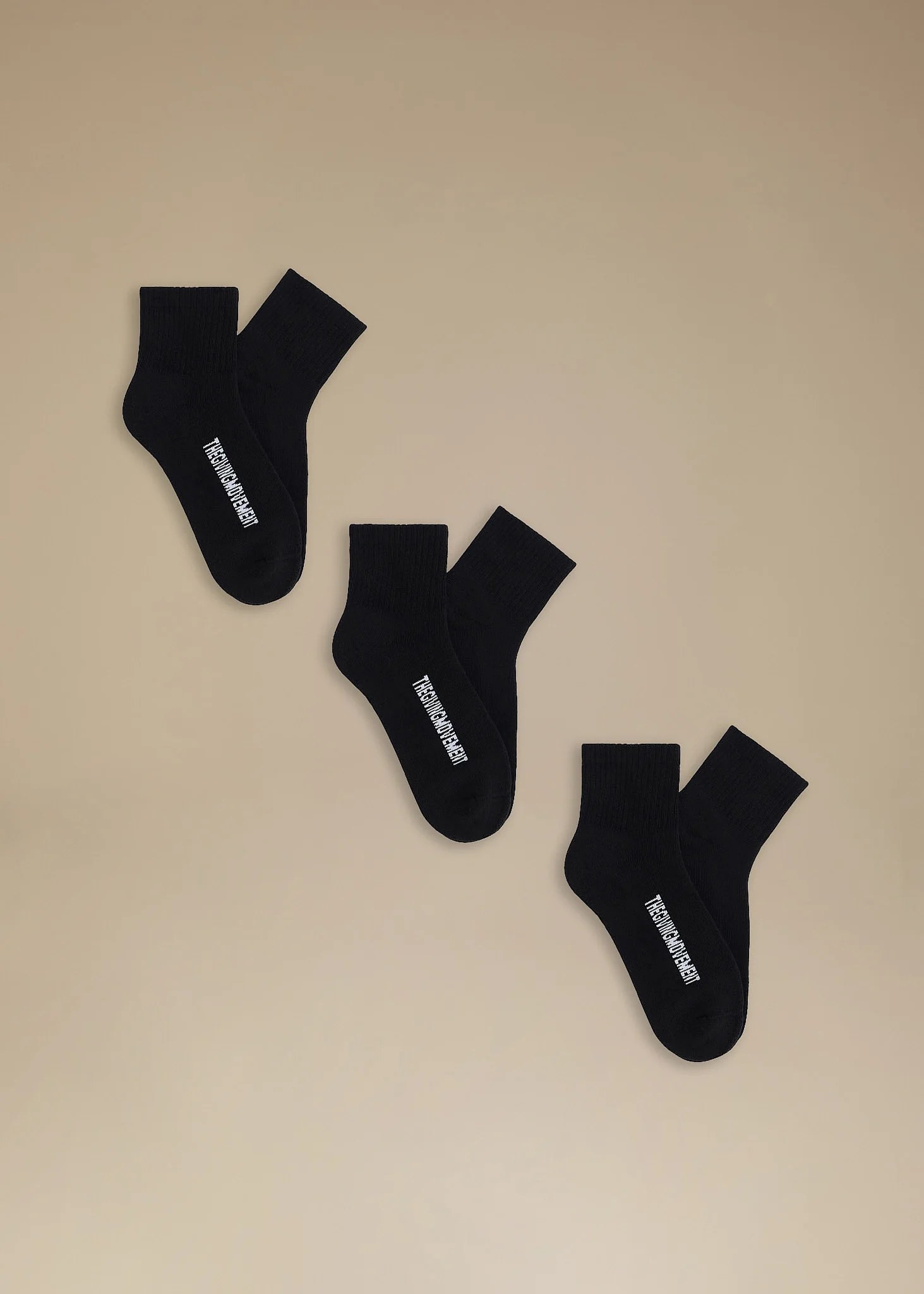 Pack of 3 Adults Quarter Length Socks