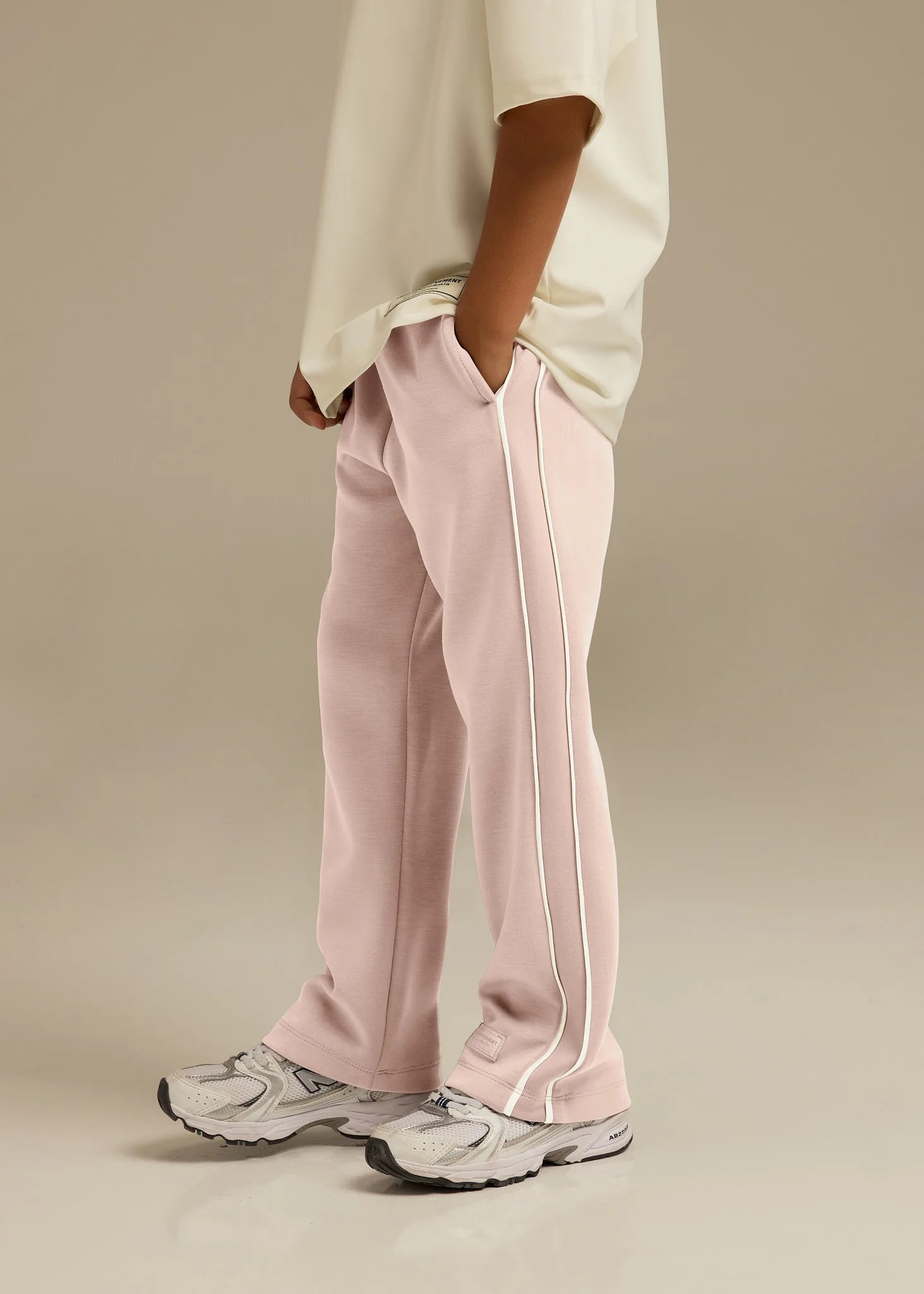 Kids Contrast Panel Track Pant