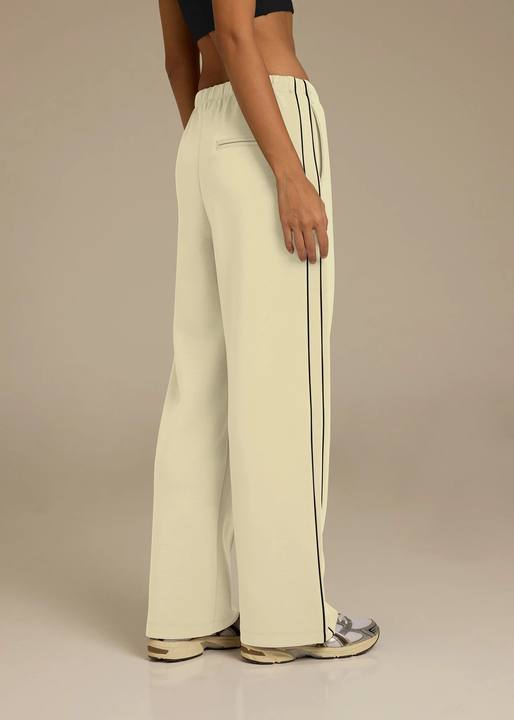 Contrast Panel 29 inch Straight Leg Pant