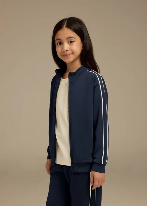 Kids Contrast Panel Track Jacket