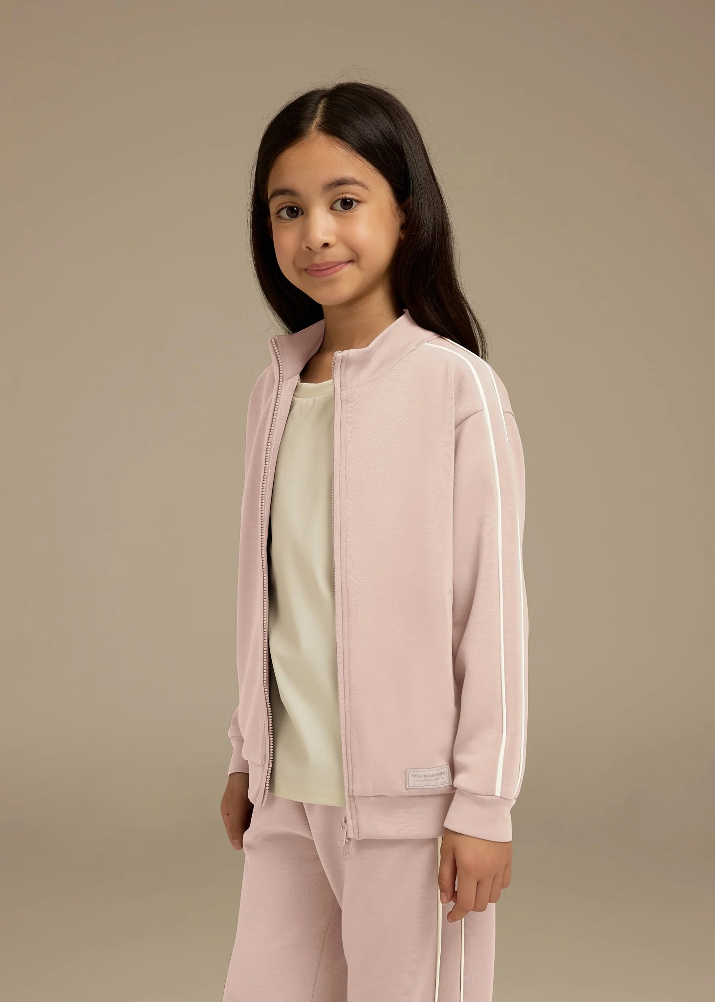 Kids Contrast Panel Track Jacket