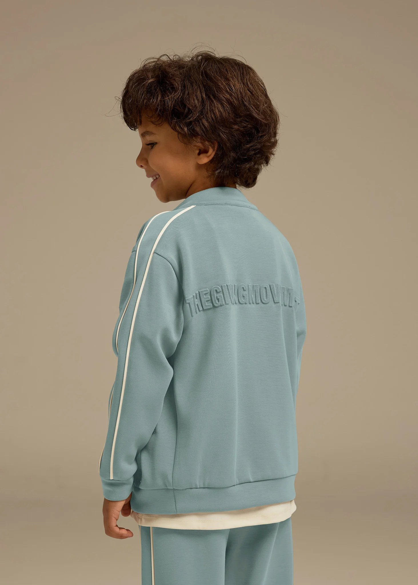 Kids Contrast Panel Track Jacket