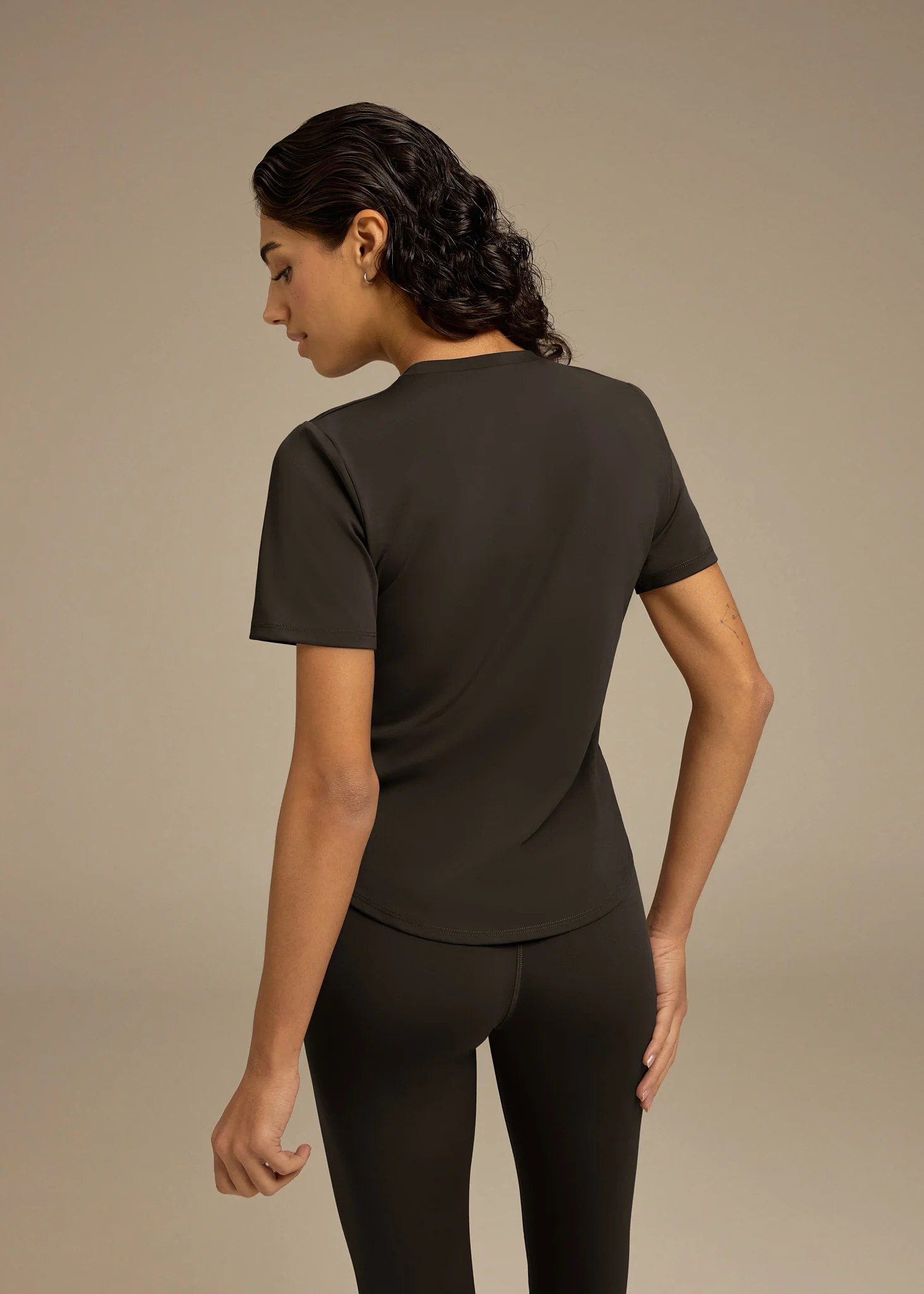 Regular Fit Curved Hem T-Shirt