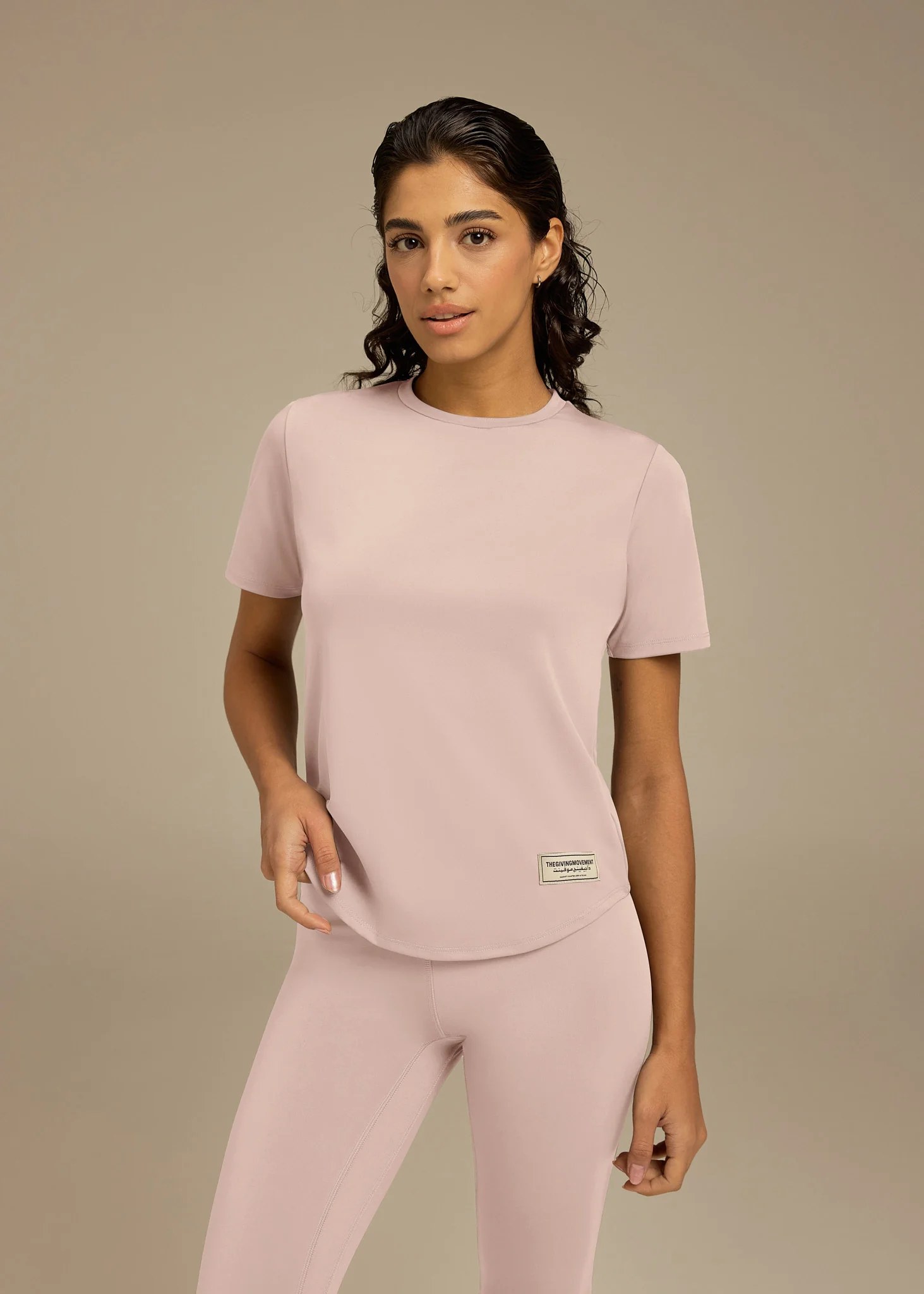 Regular Fit Curved Hem T-Shirt