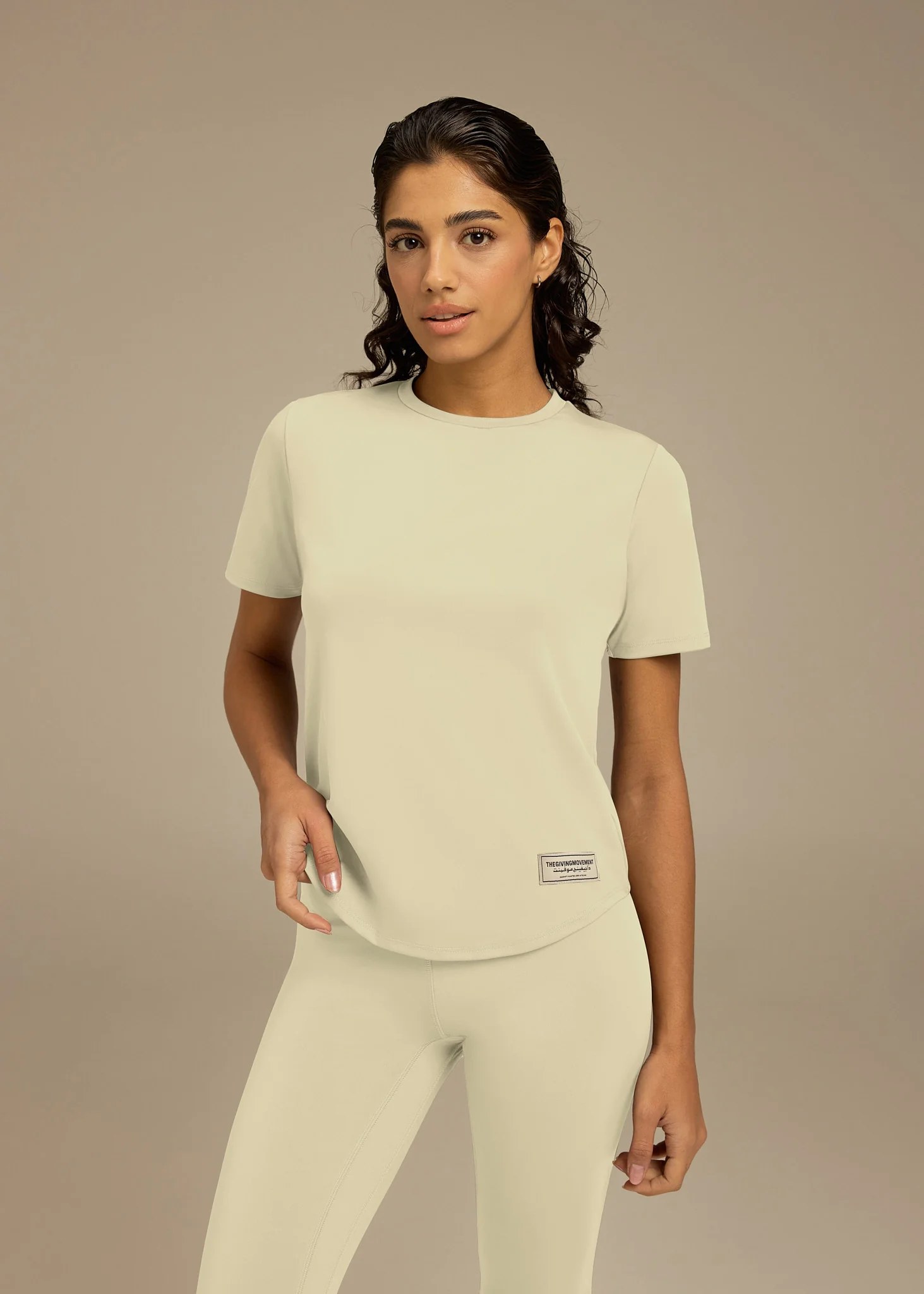 Regular Fit Curved Hem T-Shirt