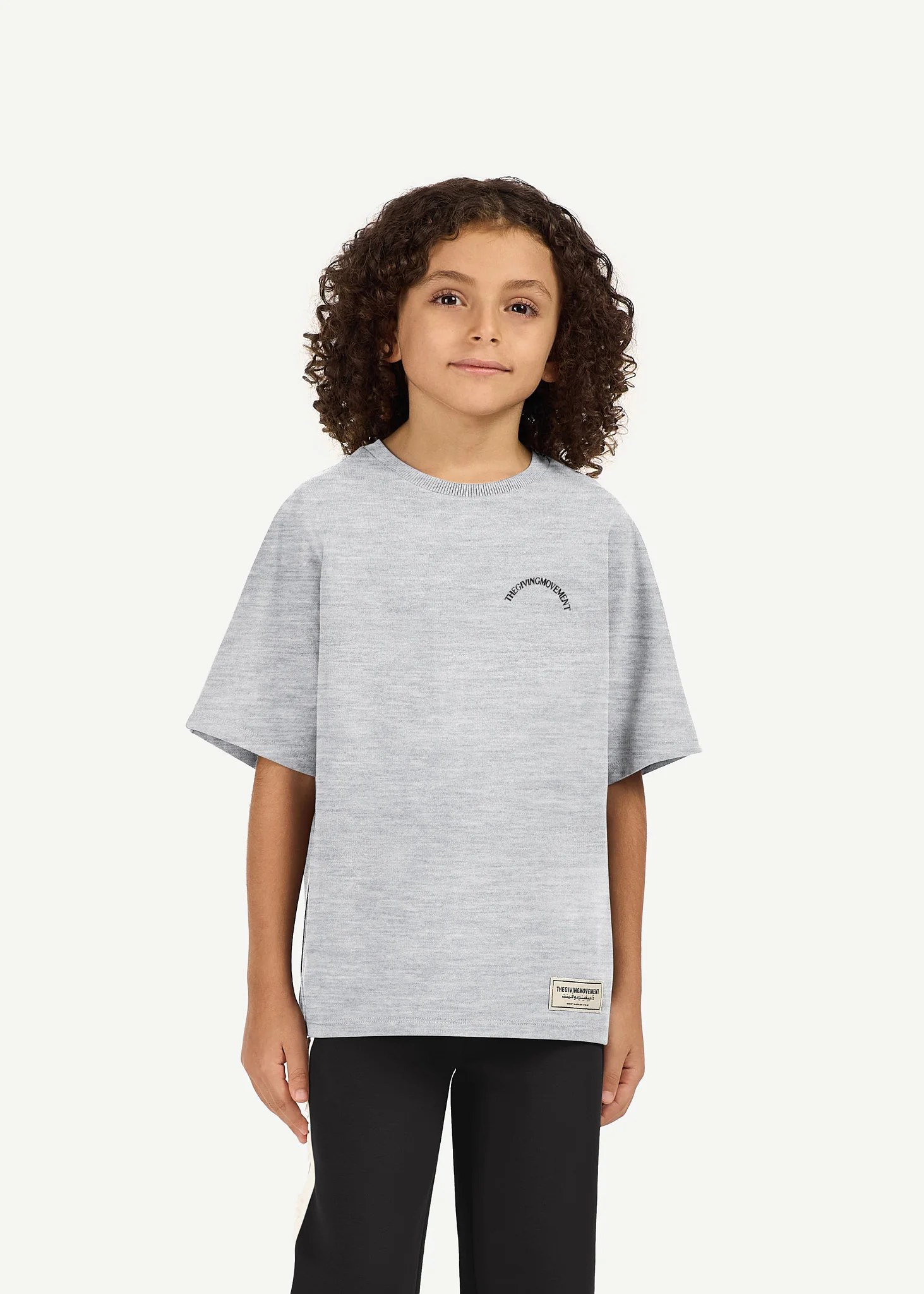 Kids Oversized Street Print T-Shirt