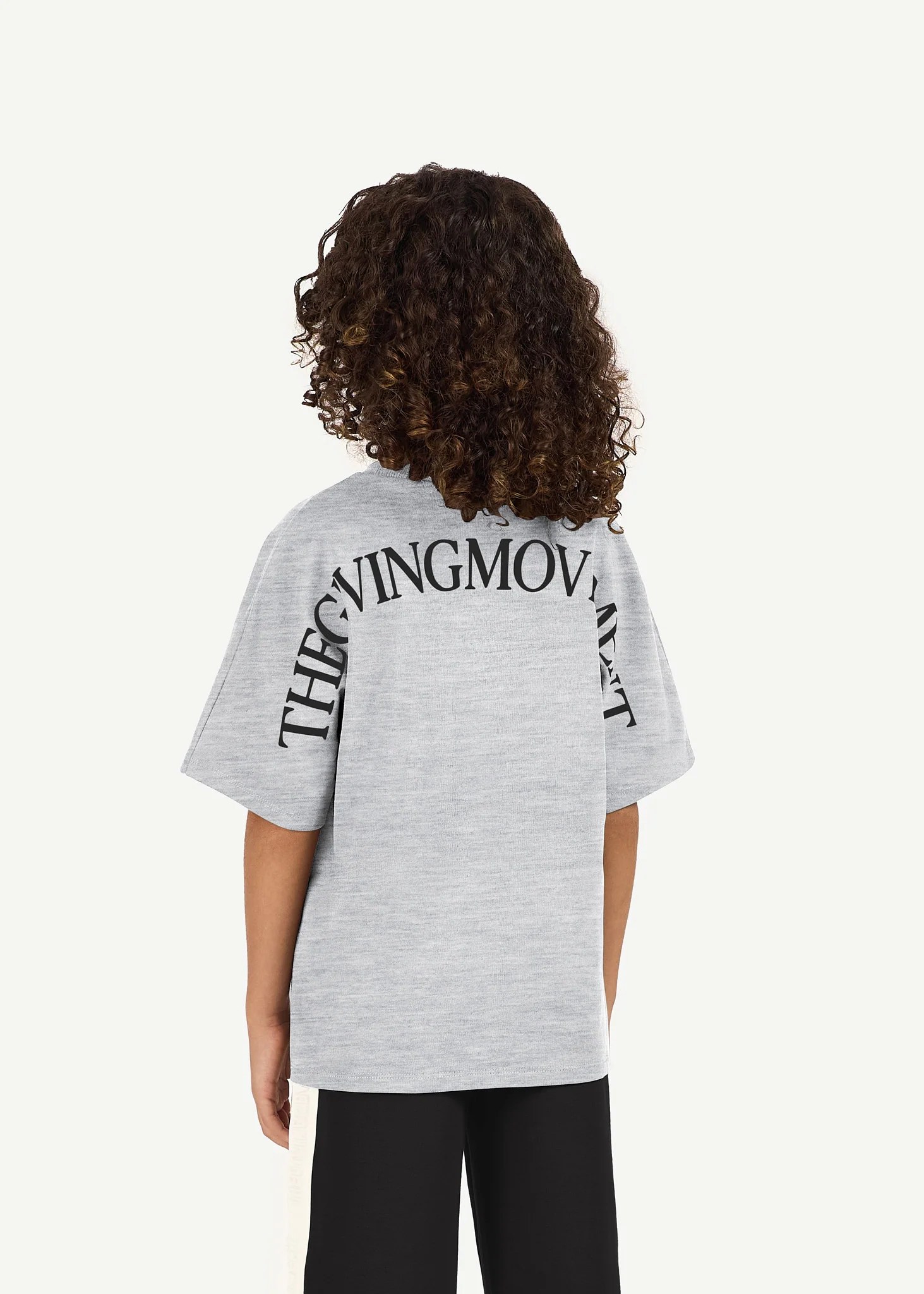Kids Oversized Street Print T-Shirt