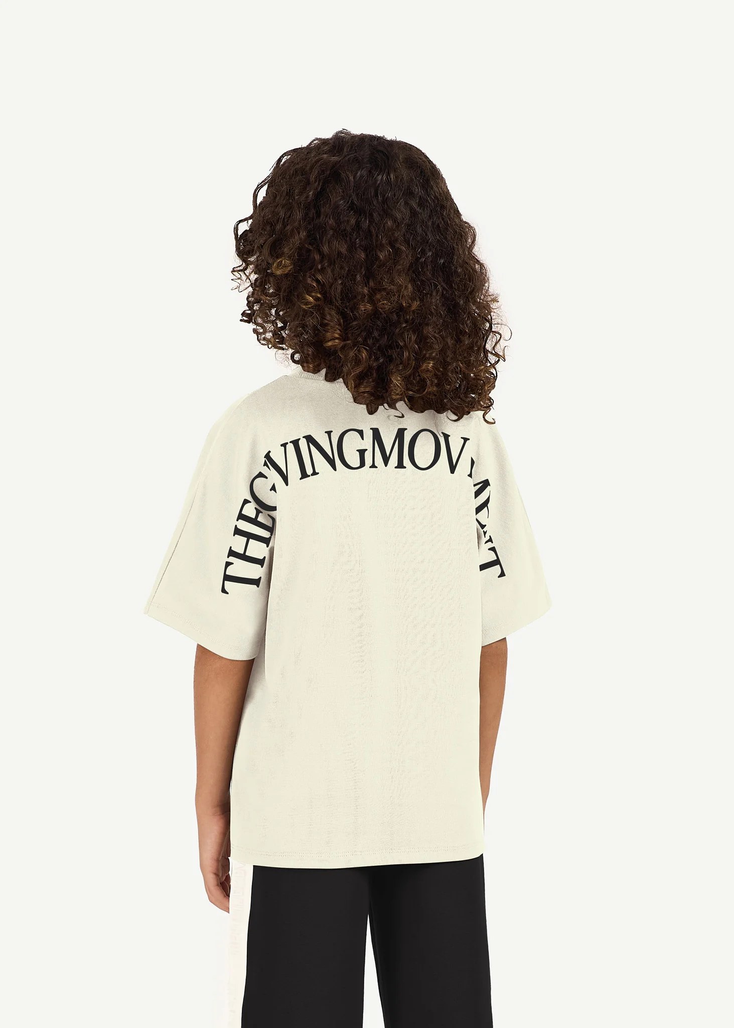 Kids Oversized Street Print T-Shirt