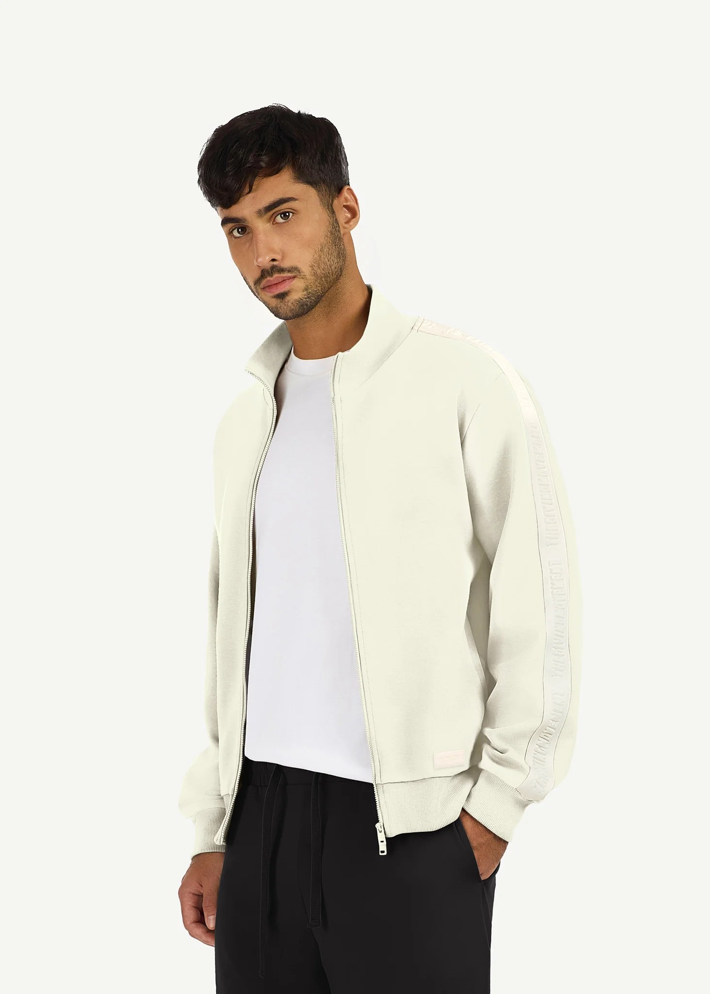 Regular Fit Striped Track Jacket