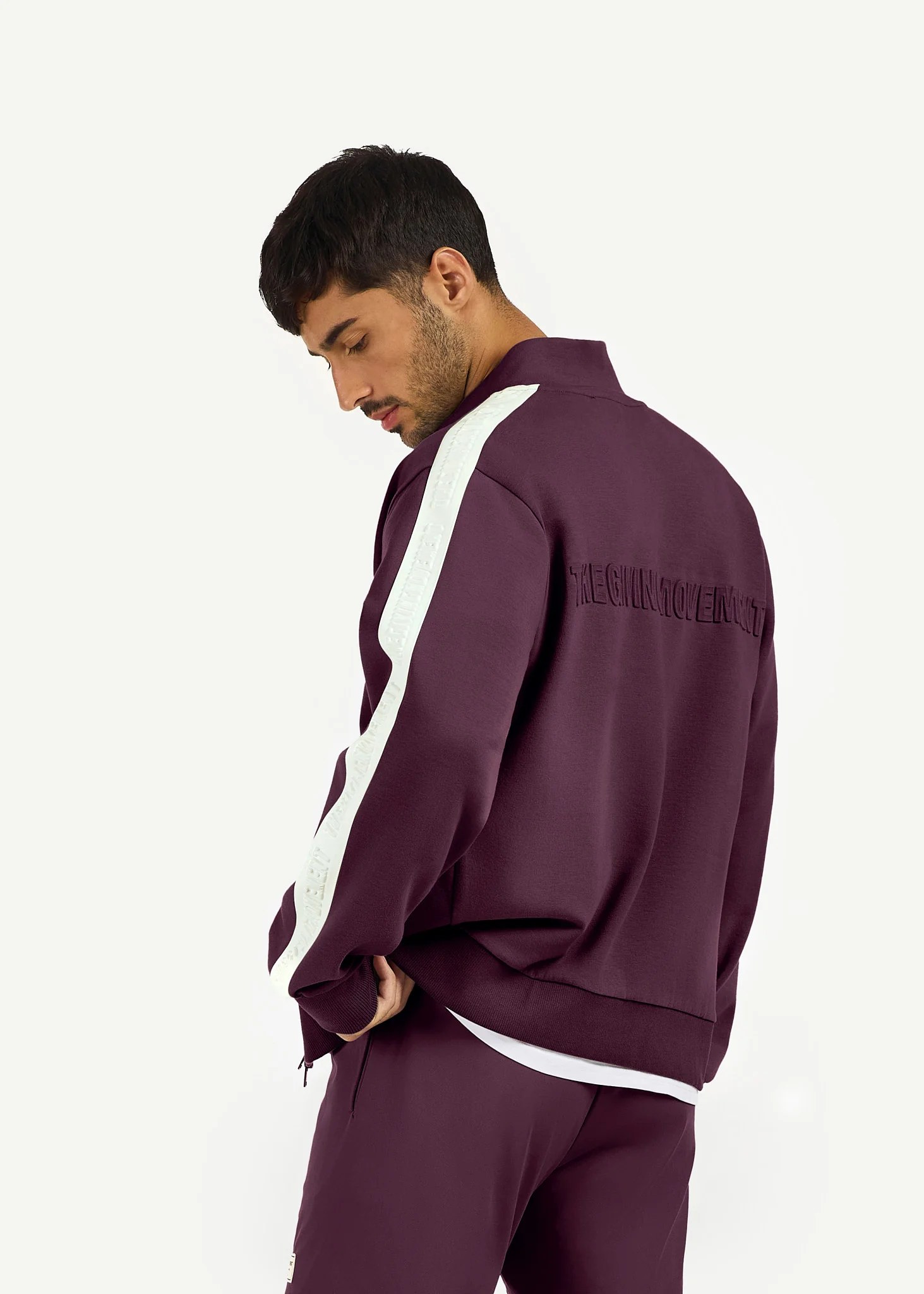 Regular Fit Striped Track Jacket