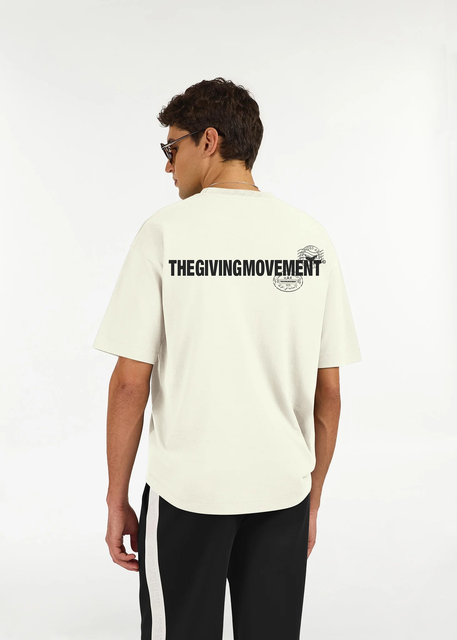 Oversized UAE Print T-Shirt