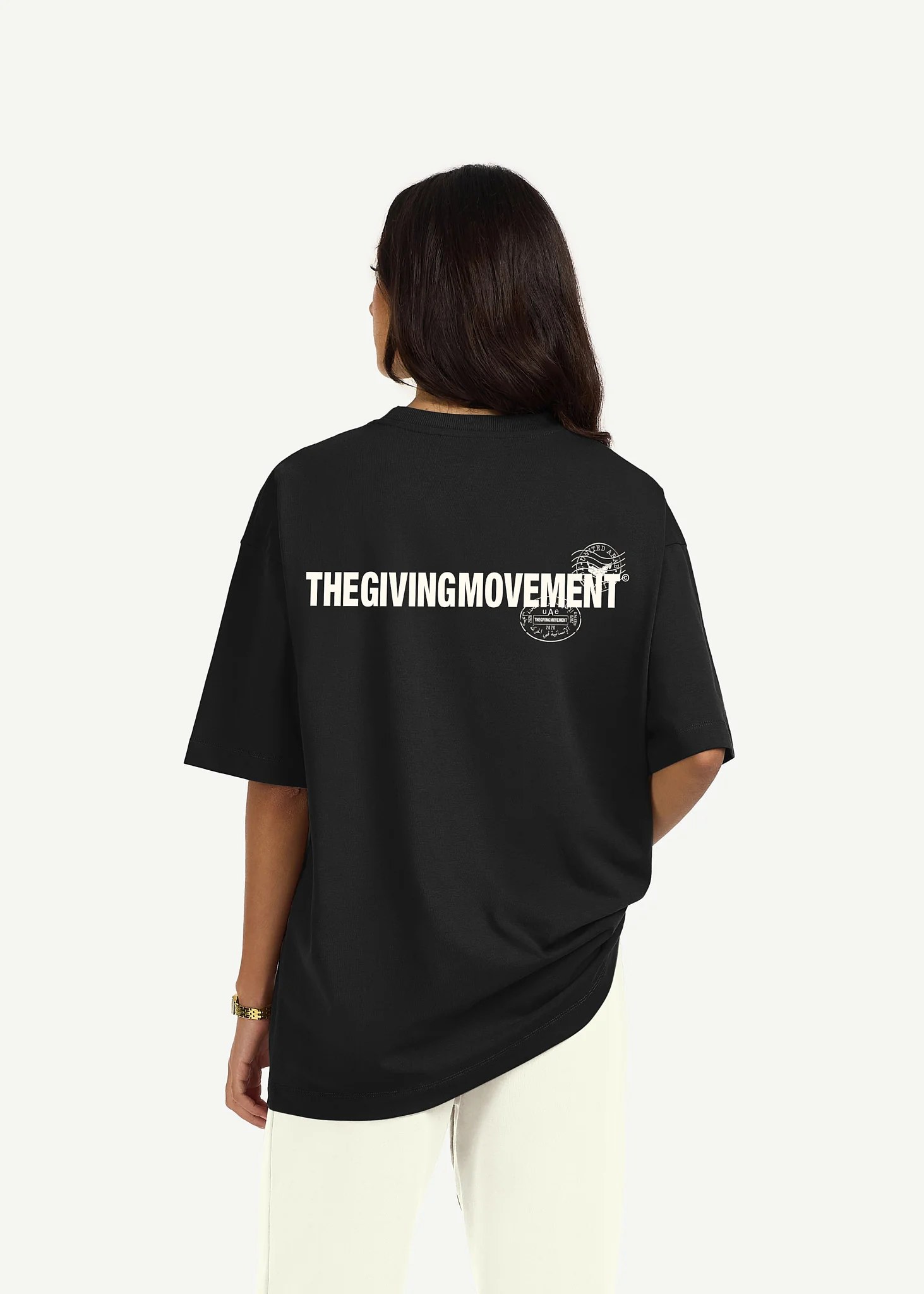 Oversized UAE Print T-Shirt