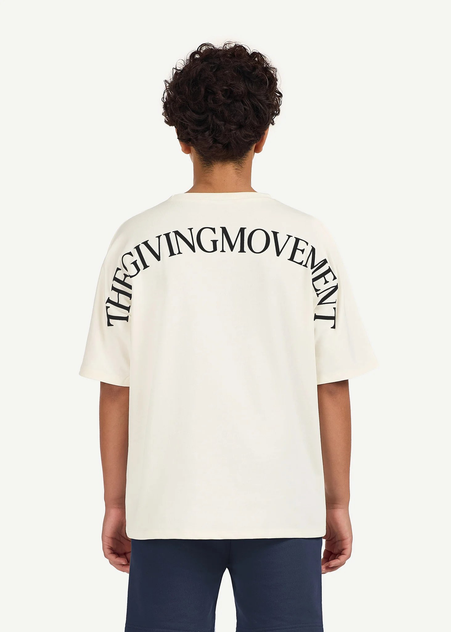 Teens Oversized Street Print T-Shirt