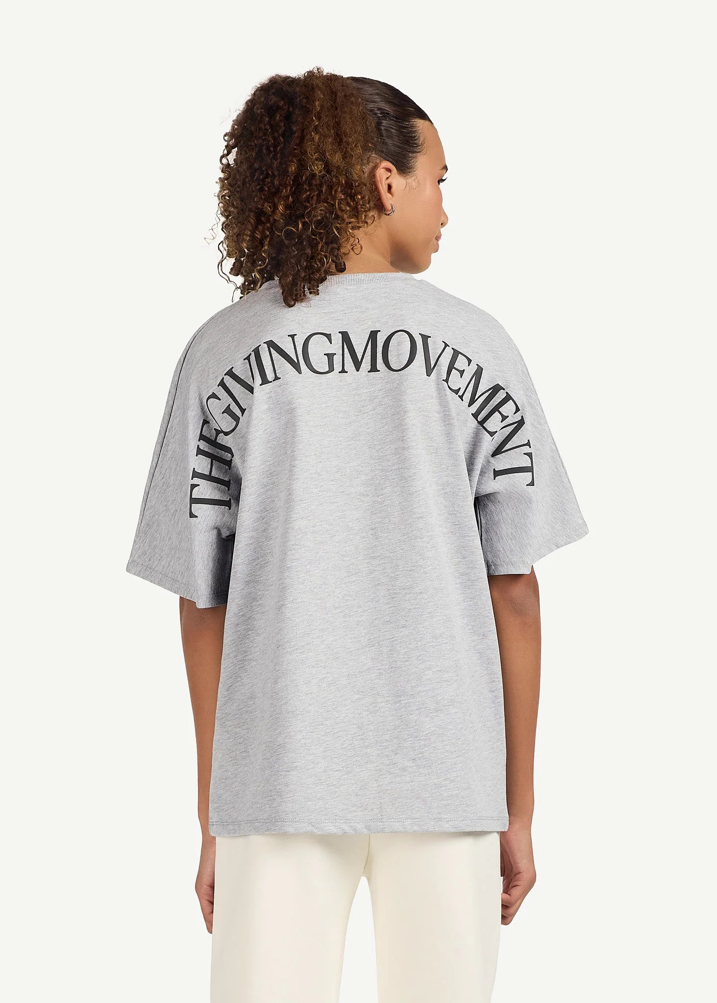 Teens Oversized Street Print T-Shirt