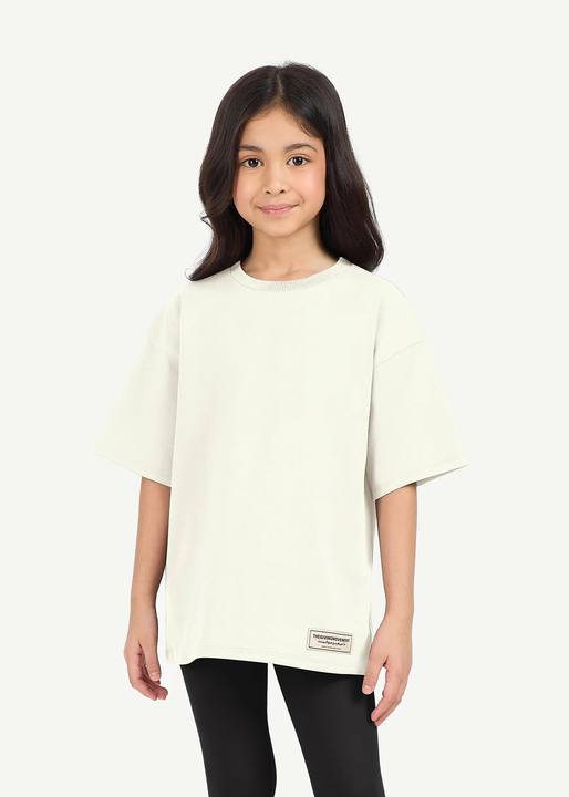 Kids Oversized Vertical Print T-Shirt