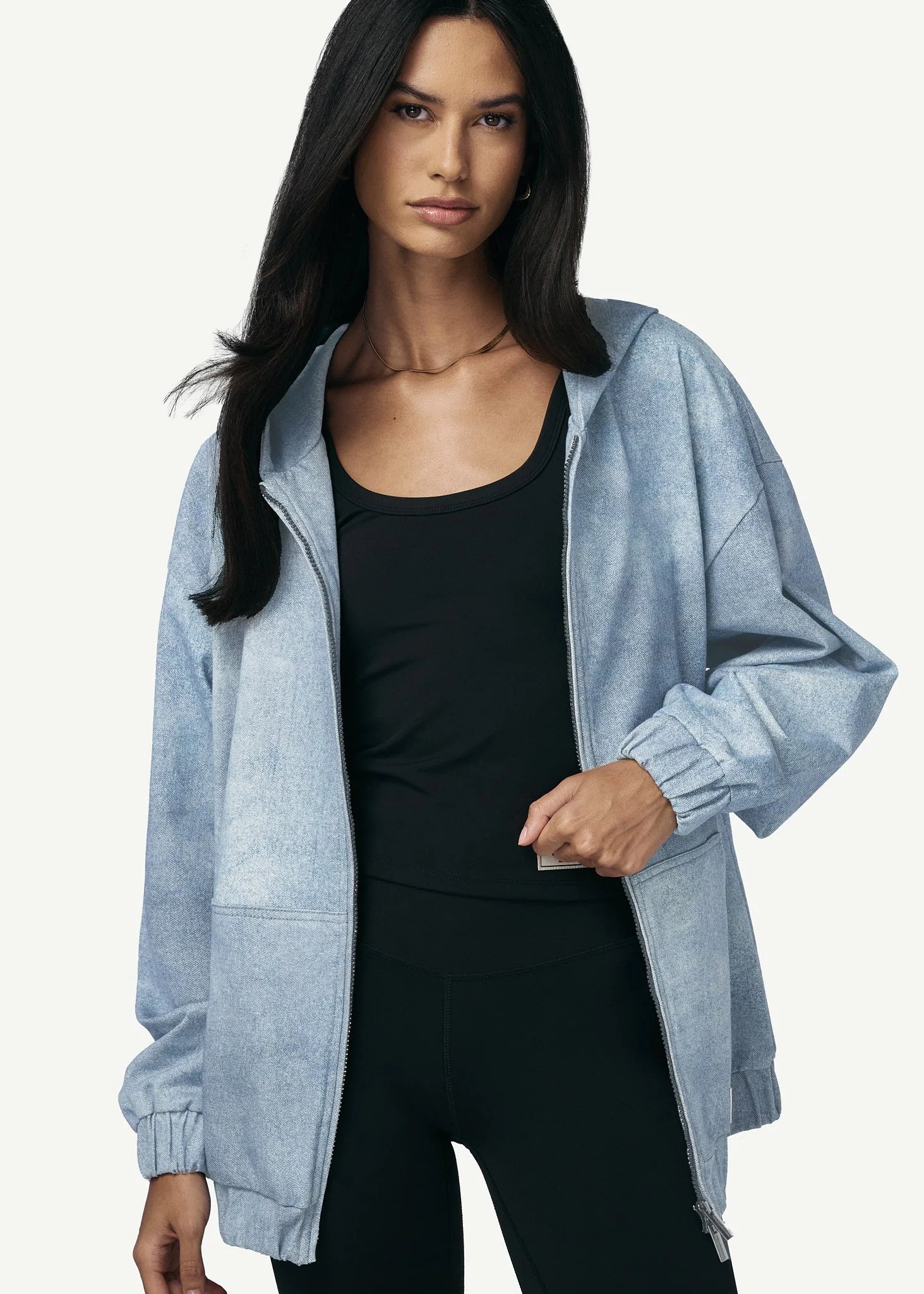 Oversized Zip Hoodie