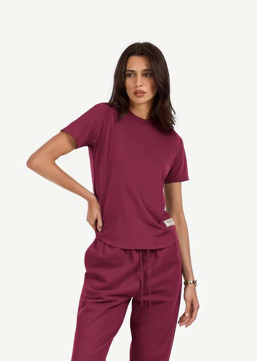 Regular Fit Curved Hem T-Shirt