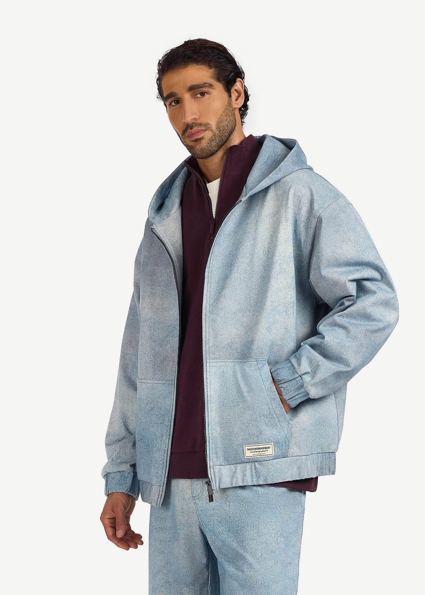 Oversized Zip Hoodie