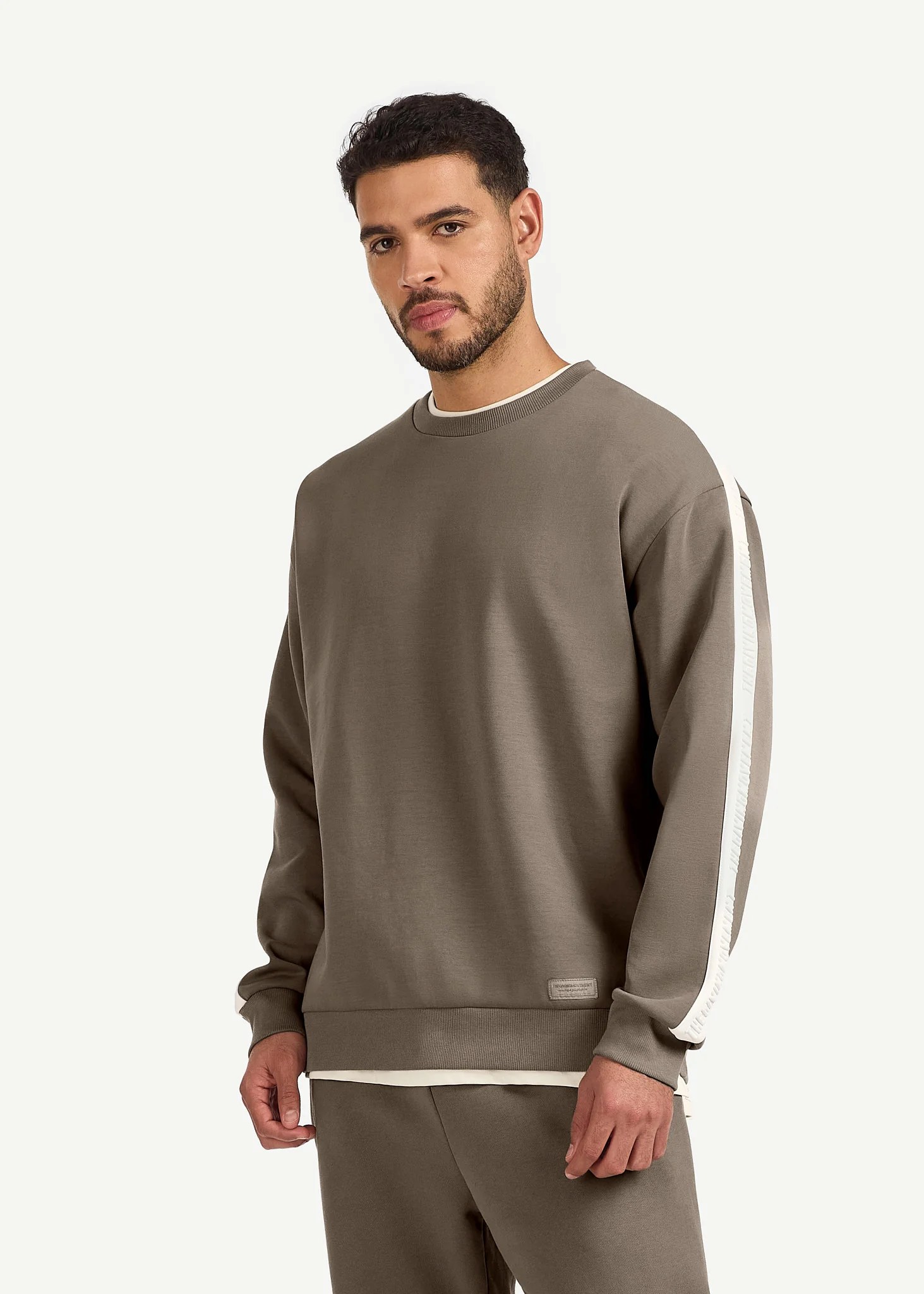 Oversized Striped Sweatshirt
