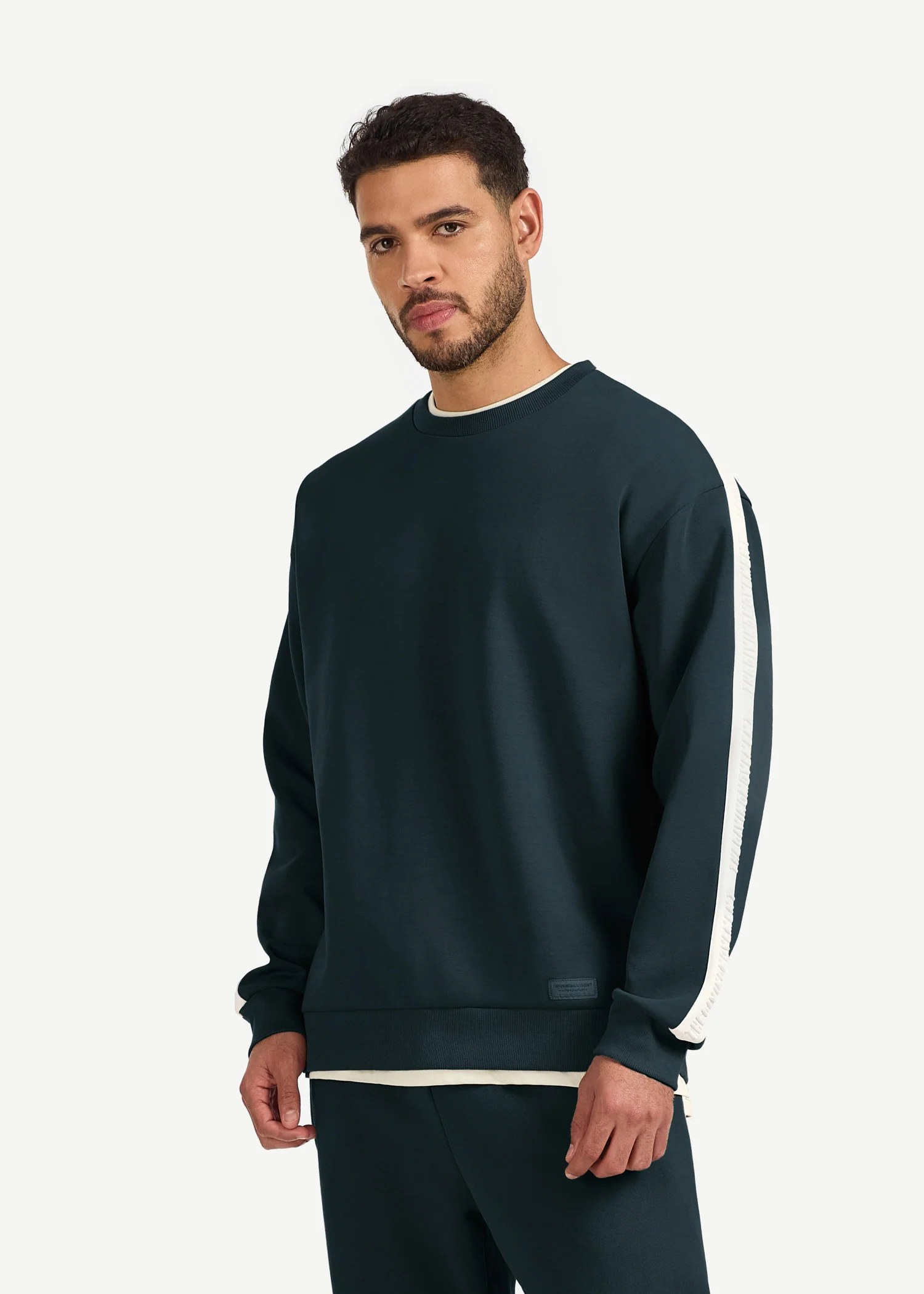 Oversized Striped Sweatshirt
