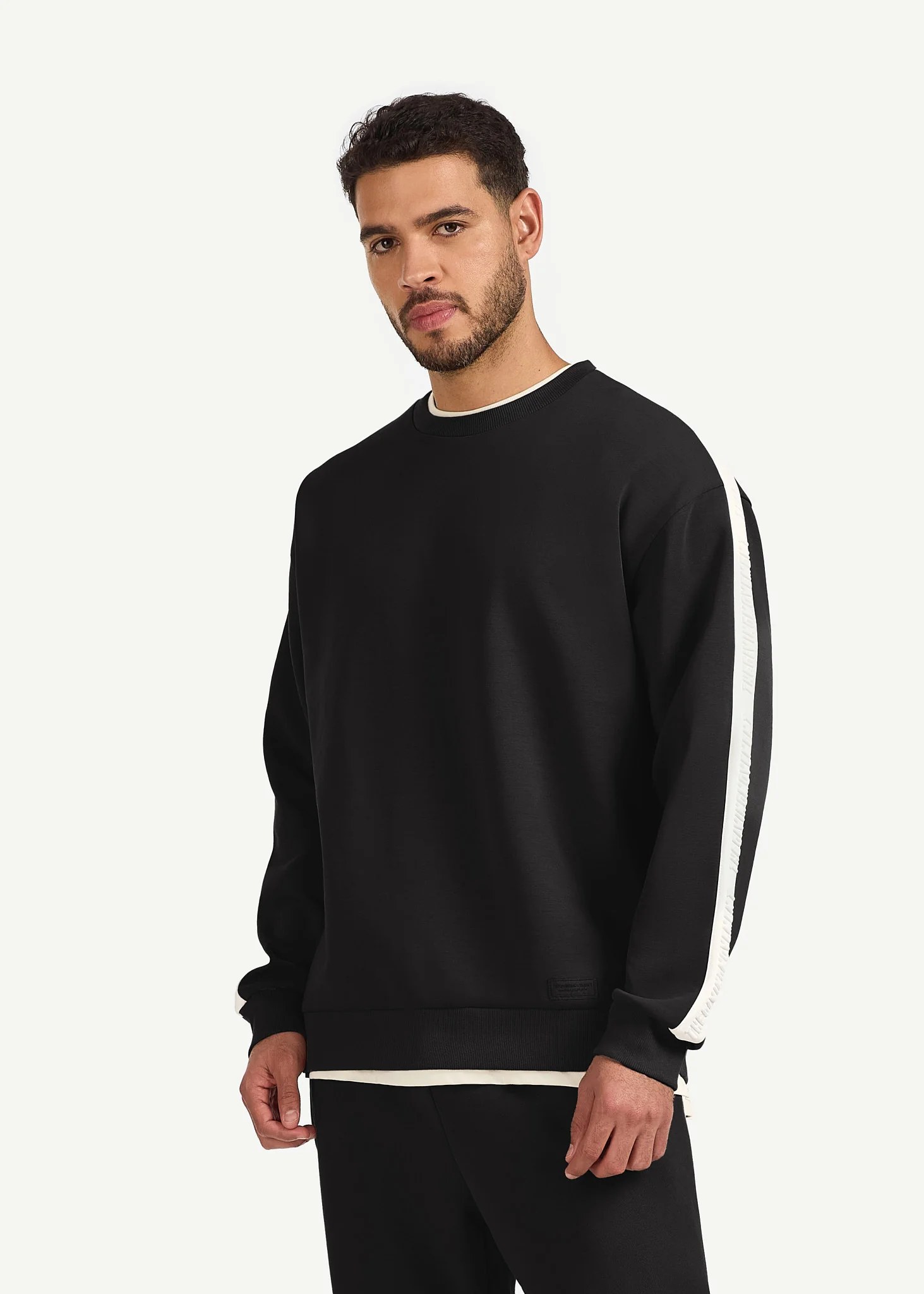 Oversized Striped Sweatshirt