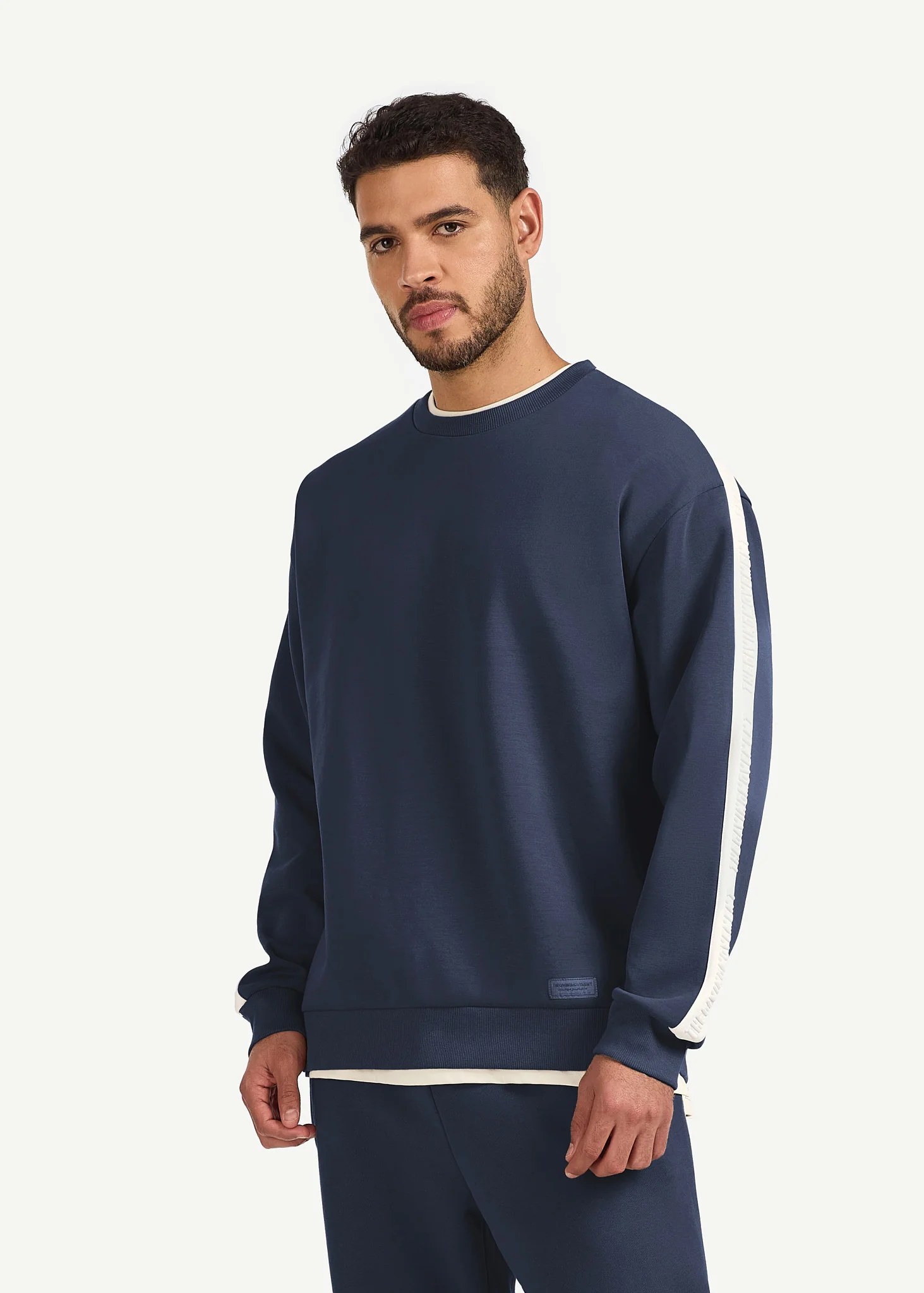 Oversized Striped Sweatshirt