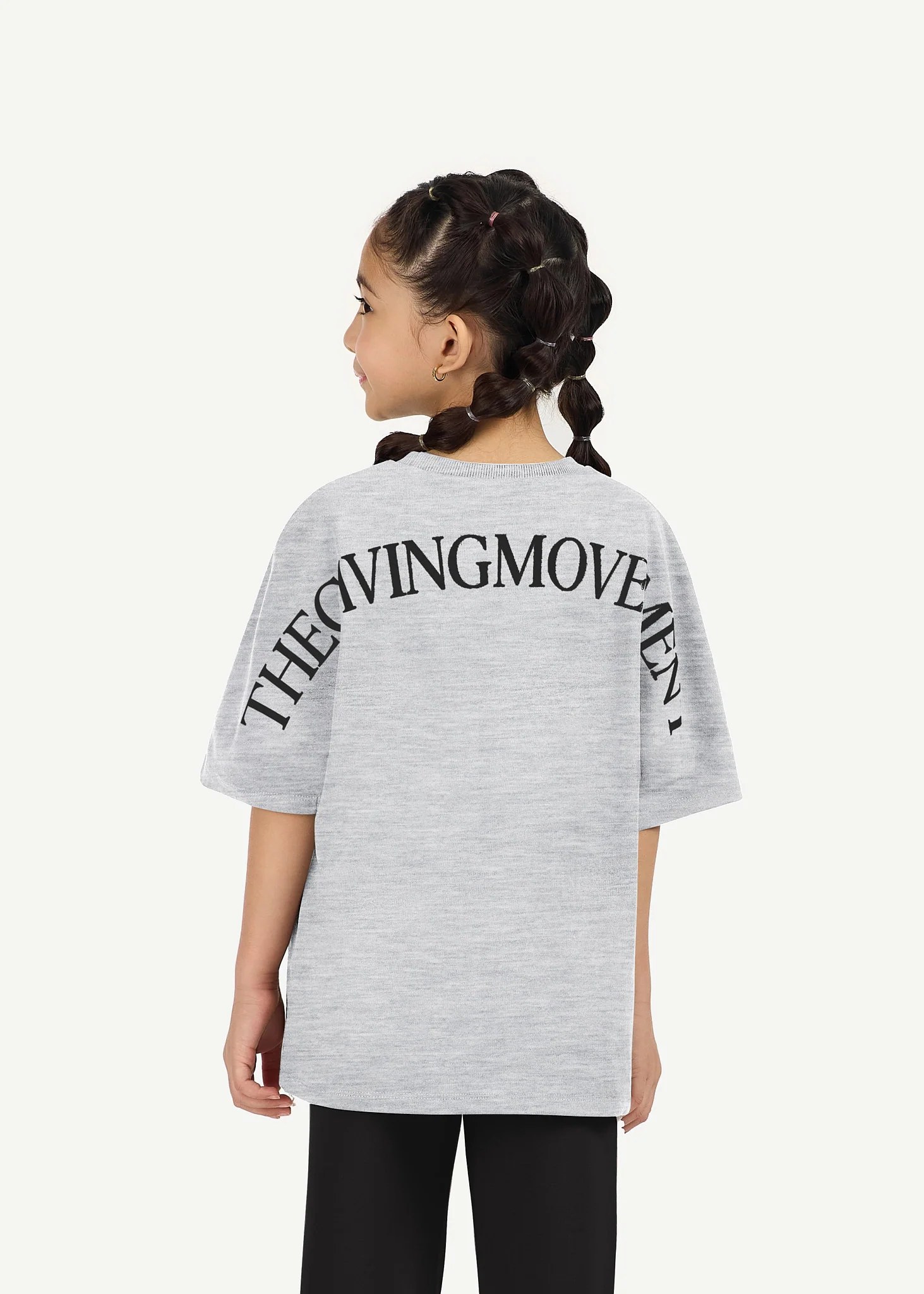 Kids Oversized Street Print T-Shirt