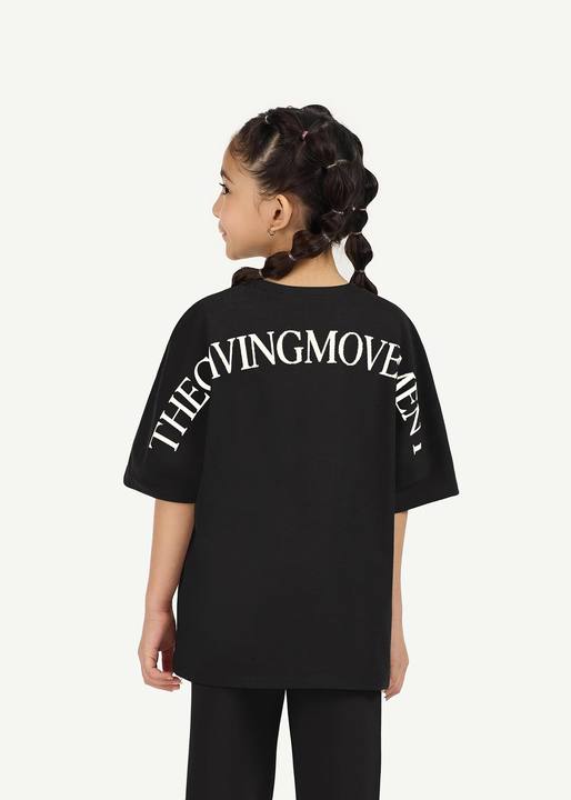 Kids Oversized Street Print T-Shirt