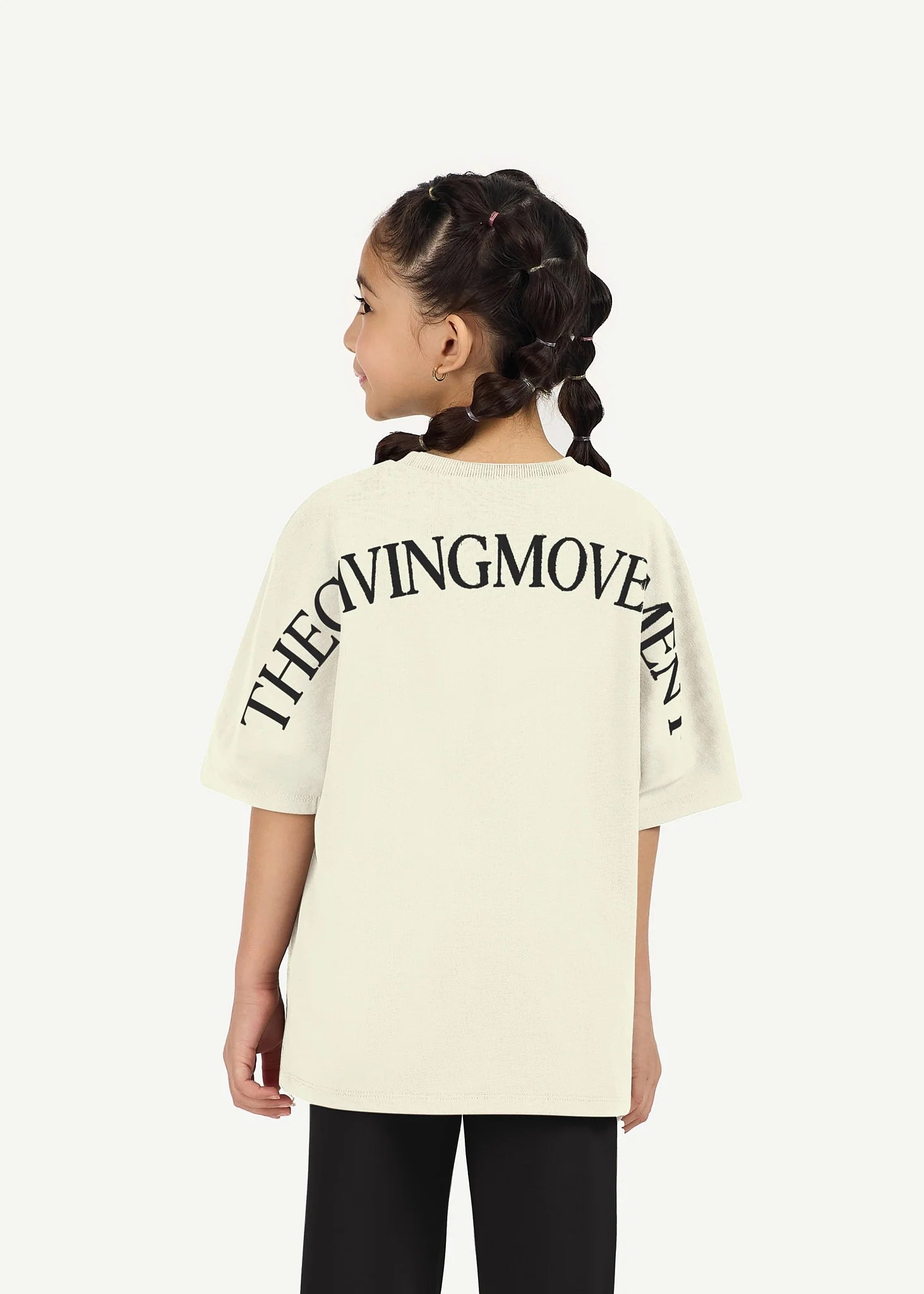Kids Oversized Street Print T-Shirt