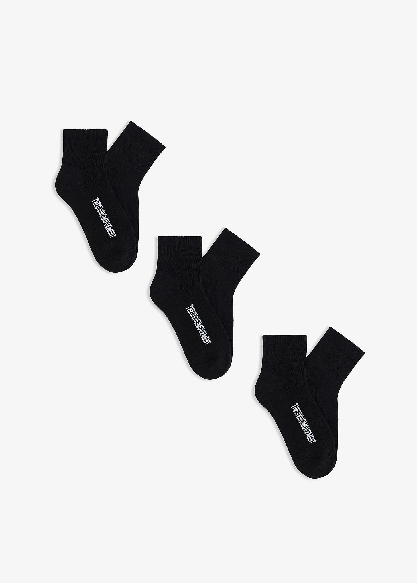 Pack of 3 Adults Quarter Length Socks