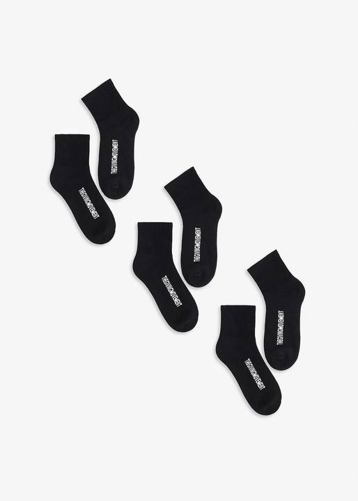 Pack of 3 Adults Quarter Length Socks