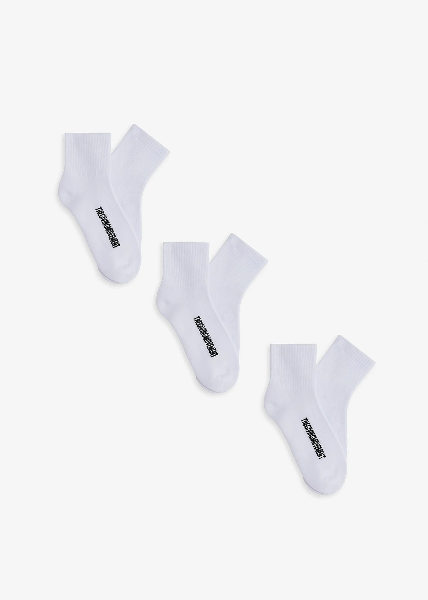 Pack of 3 Adults Quarter Length Socks