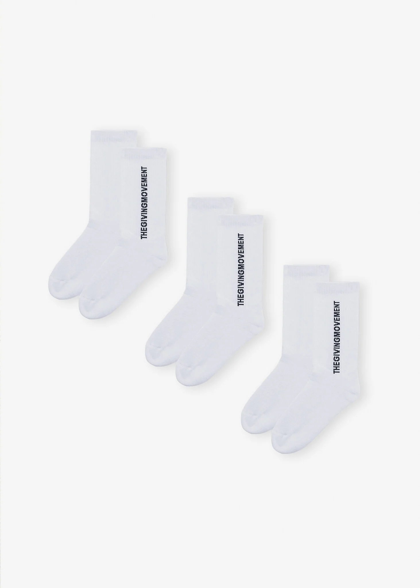 Pack of 3 Adults Crew Length Socks