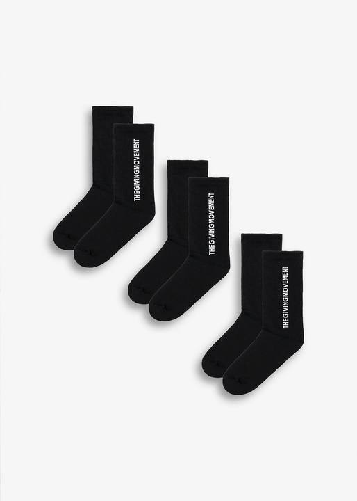 Pack of 3 Adults Crew Length Socks