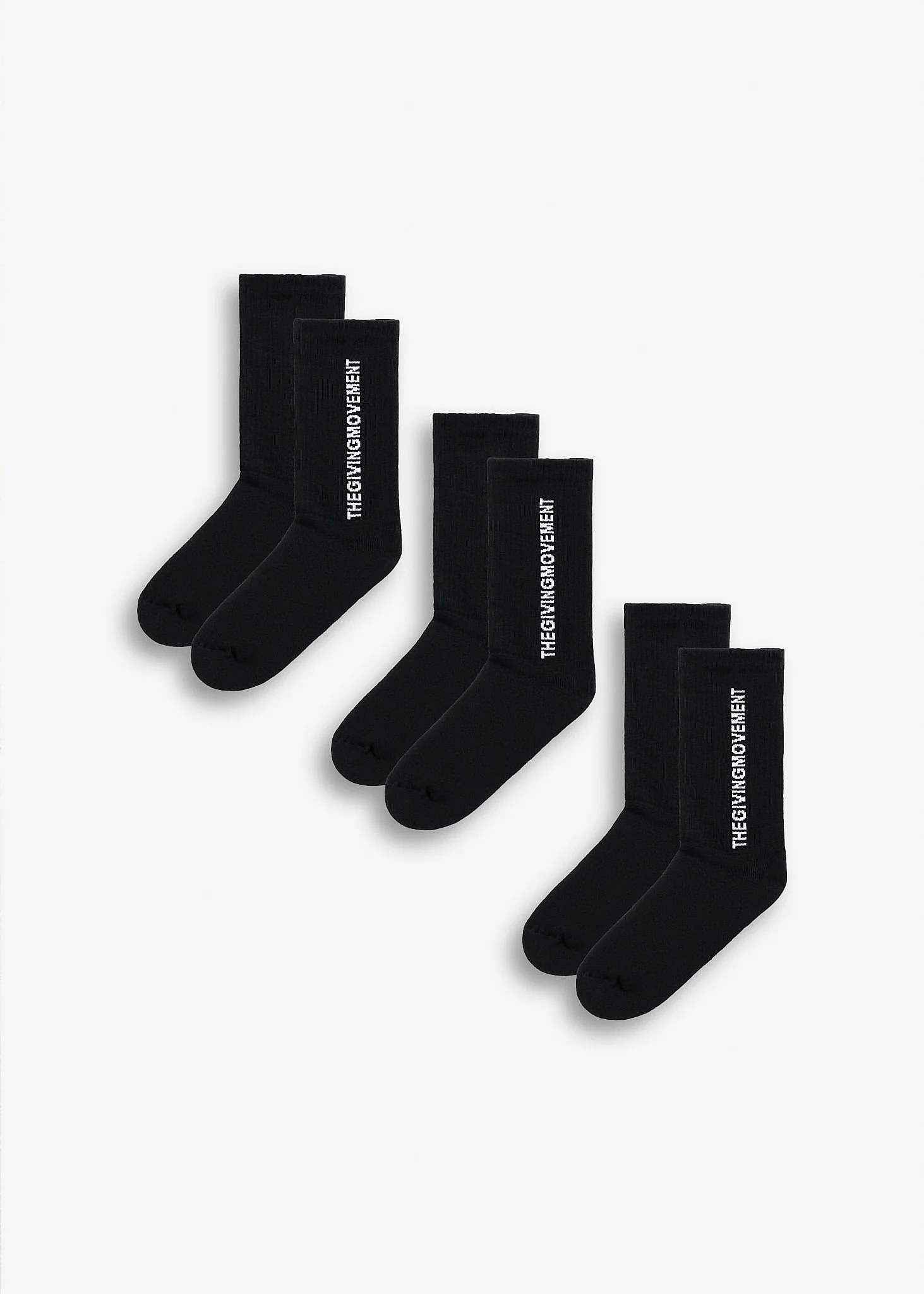 Pack of 3 Adults Crew Length Socks