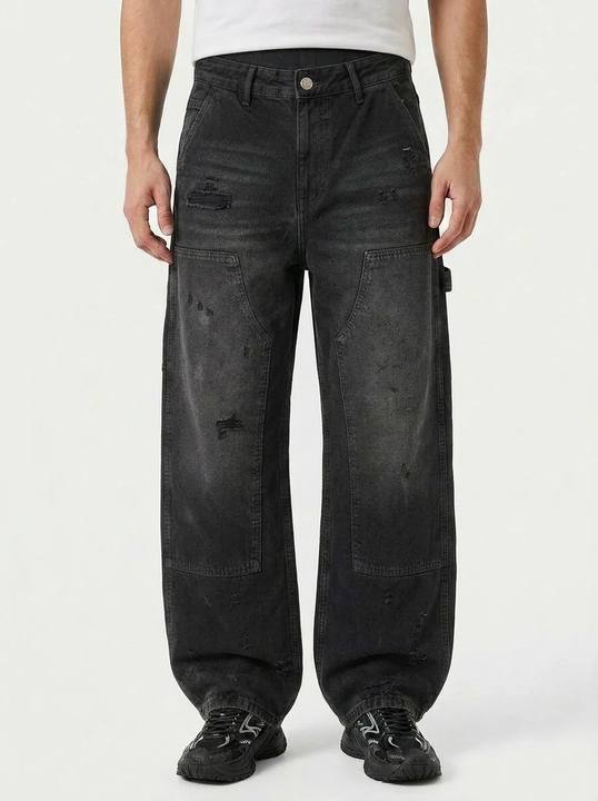 RELAXED FIT CARPENTER POCKET JEANS