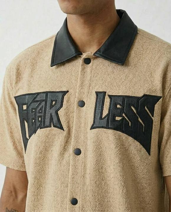 textured jacquard shirt