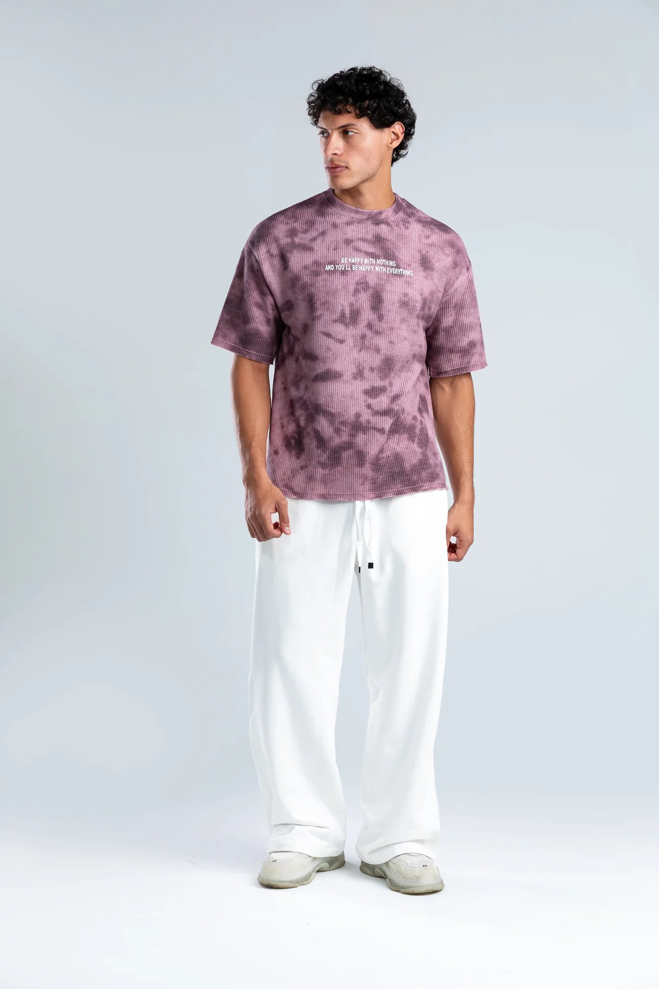 PASSION Tie-Dye Ribbed T-Shirt