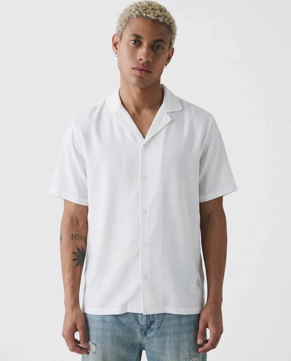 LINEN BLEND cropped FIT SHIRT (3 For 999)