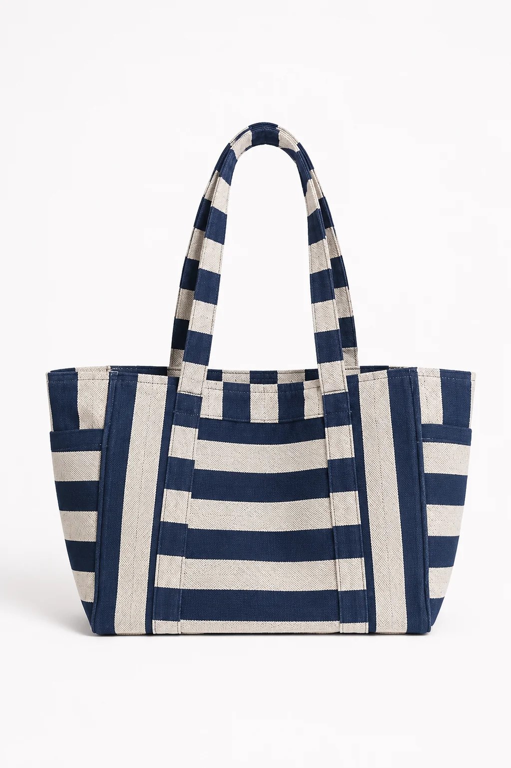 Striped Beach Bag
