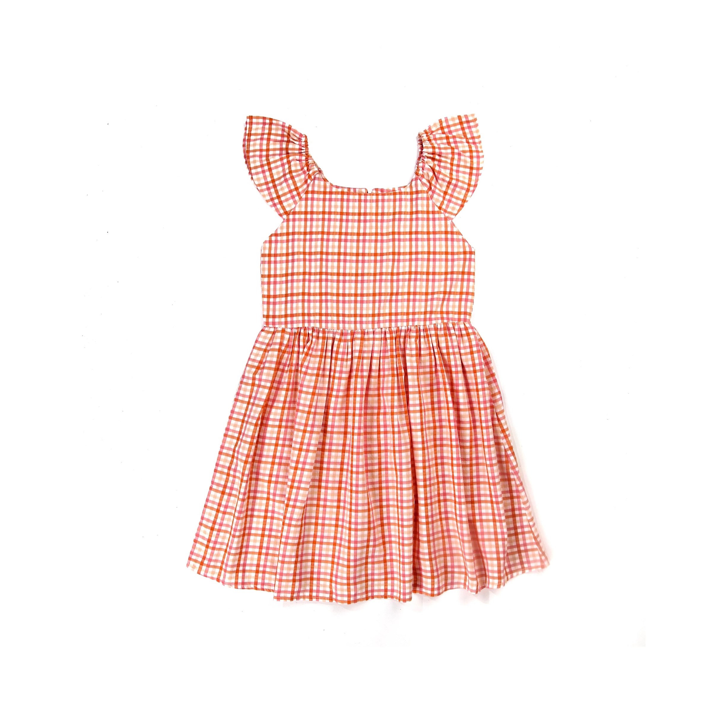 Plaid Kids Dress.