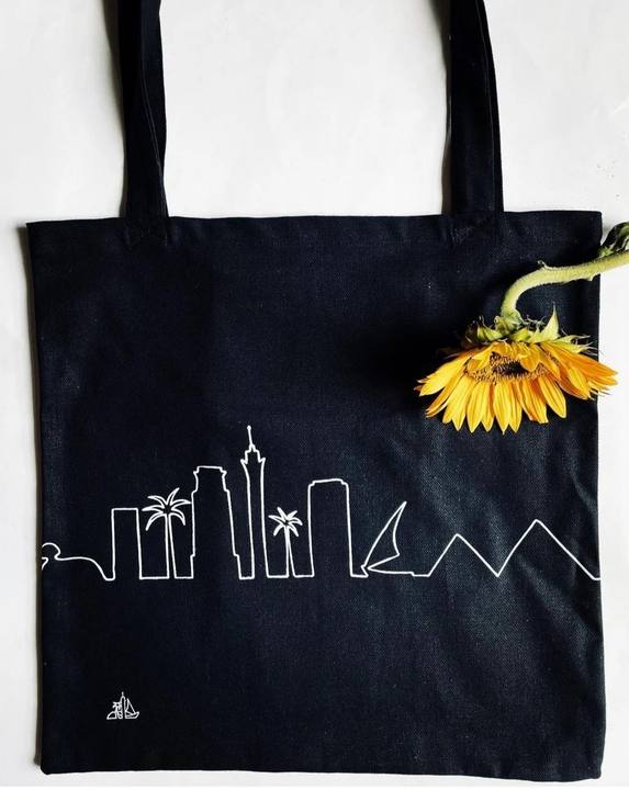 Cairo Skyline Tote