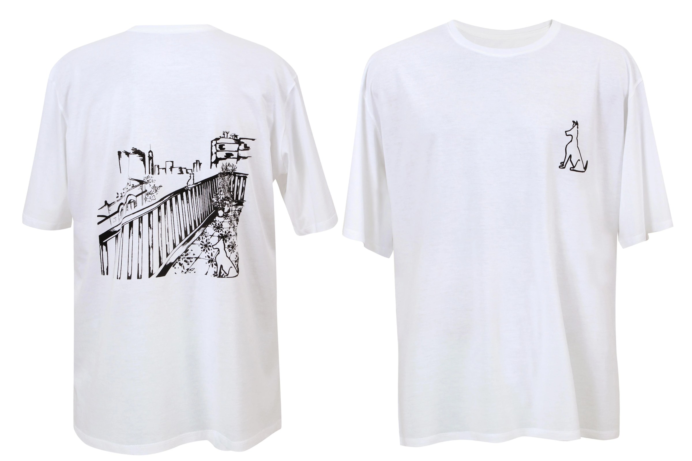 Men's "Save A Paw" Sketch T-shirt