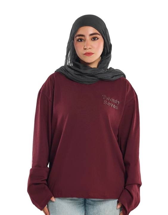MAROON BASIC LONGSLEEVE