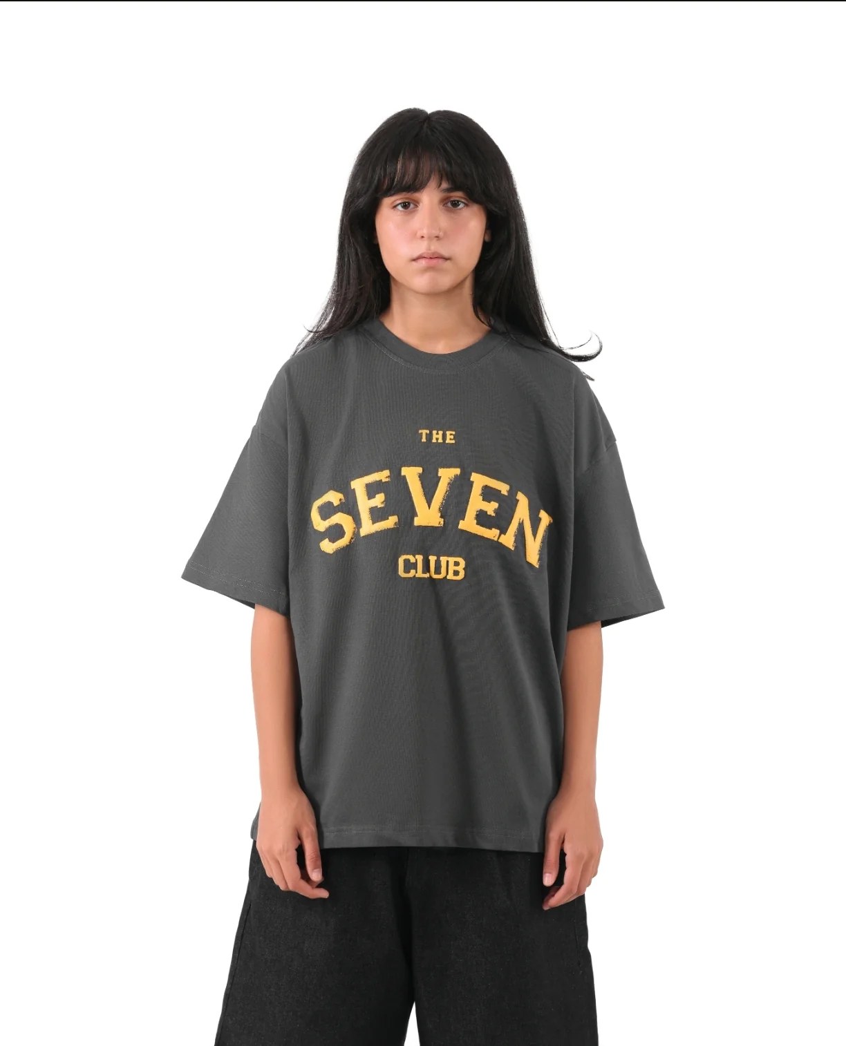 GRAY VINTAGE SEVEN TEE