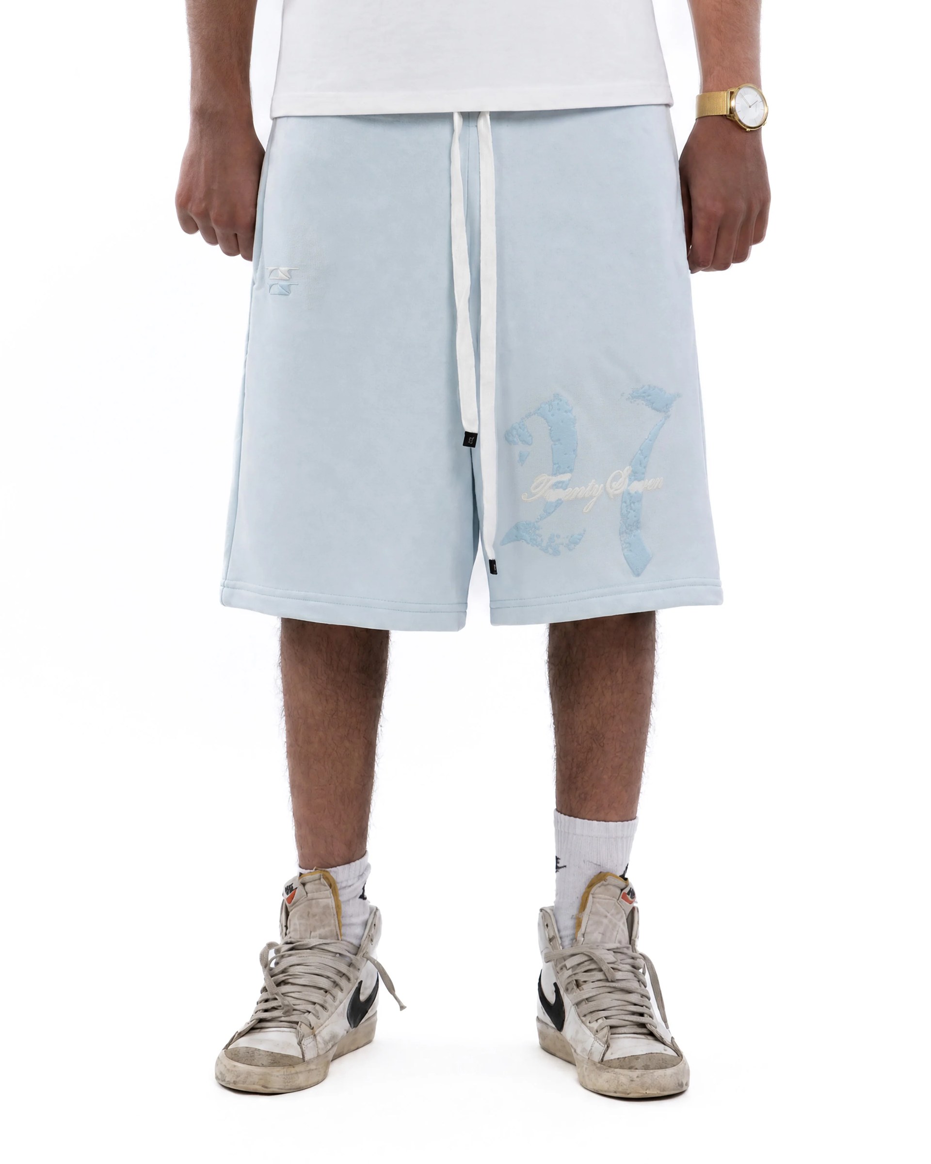 Marked Blue Shorts